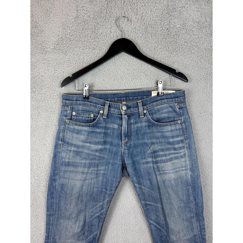 Rag & Bone Jeans Womens 28 Blue Bradford Mid Rise Skinny Stretch Denim W1590K880